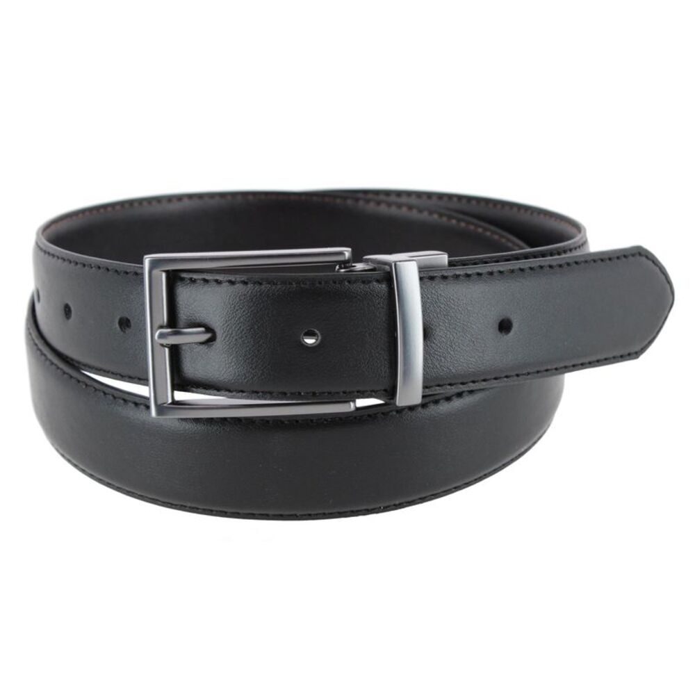 Steve Madden Men's 32mm Smooth Reversible Dress Belt
